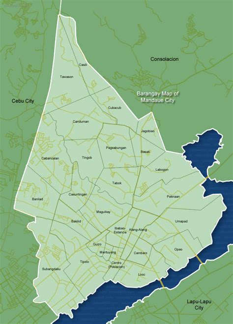 mandaue city barangay map